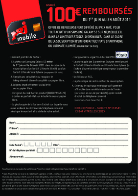 comment debloquer portable nrjmobile Book