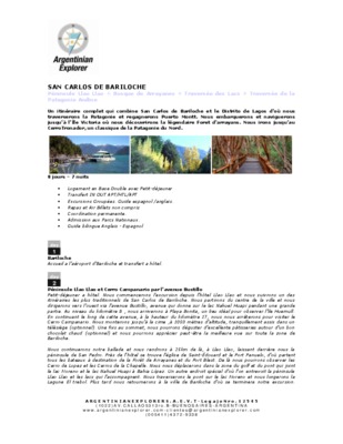 bariloche Book