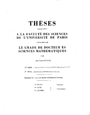 exercice sur le theoreme de hille yosida Book