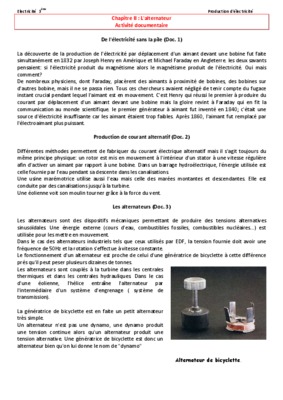 alternateurs principes de fonctionnement Book