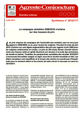 production mondiale orge statistique 2010 Book