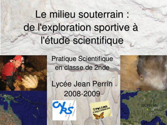 milieu souterrain Book