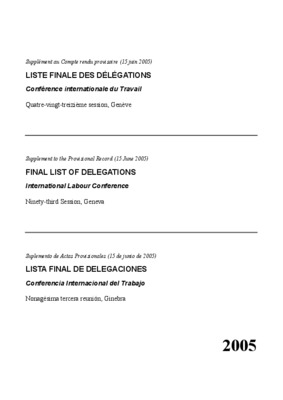 delegations Book