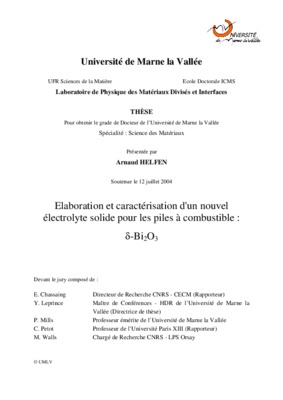 capteurs a electrolyte solide Book