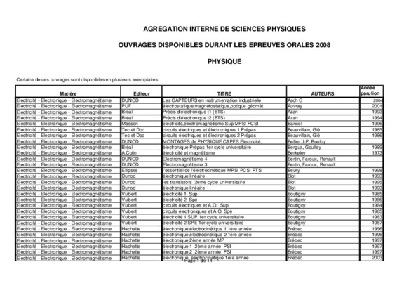 livres physique Book