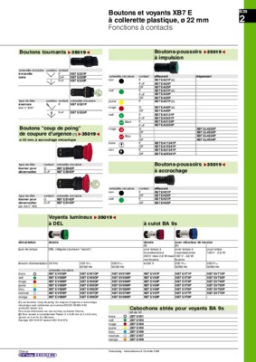 boutons et voyants Book