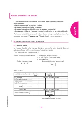 elaboration des coets preetablis Book