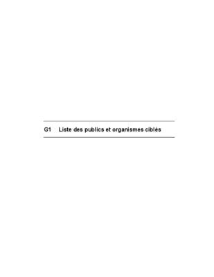 publics cibles Book