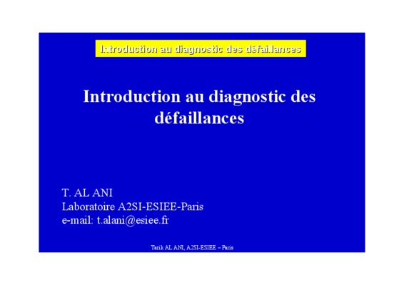 g zwingelstein diagnostic des defaillances Book