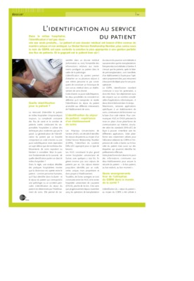 identification au patient Book