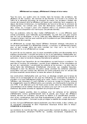 exercice affretement Book