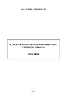 academie martinique concours jury Book