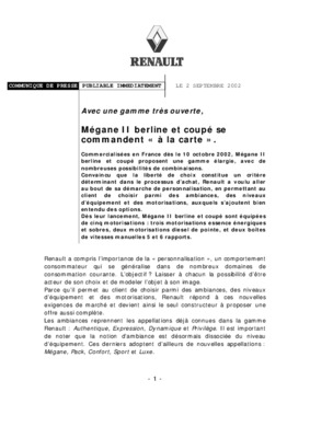 megane coupe 1 9 dci 2002 Book