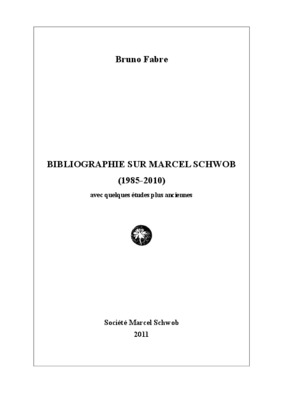schwob Book