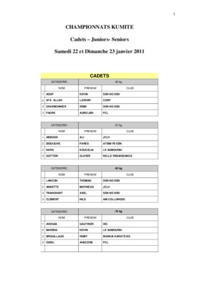 dossier championnats seniors pdf Book