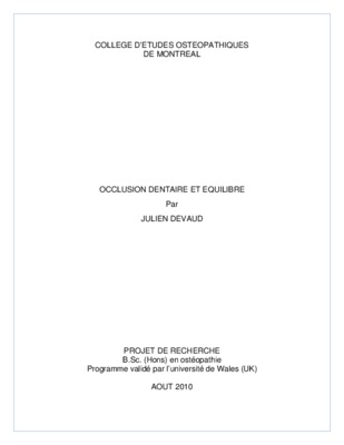 cours osteopathiques Book