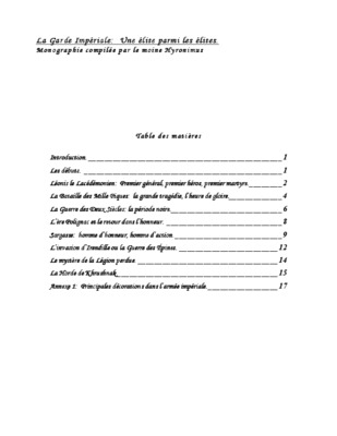 codex garde imperiale Book