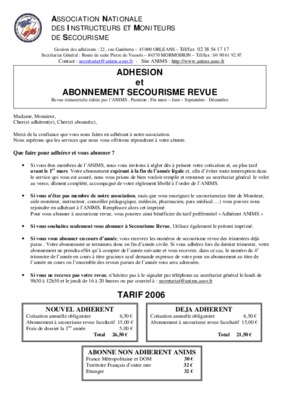 secourisme revue Book