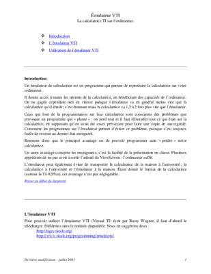 proposition stage 2011 emulateur Book