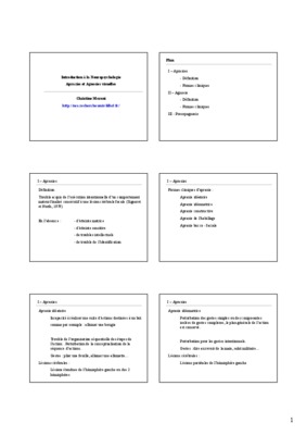 apraxies alzheimer Book