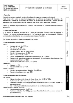 installation electrique et projet Book