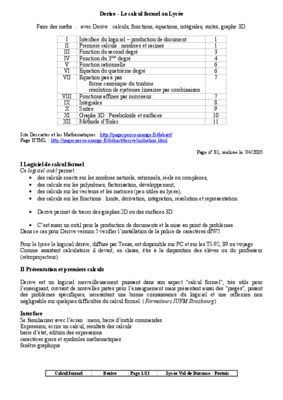calcul de derive Book