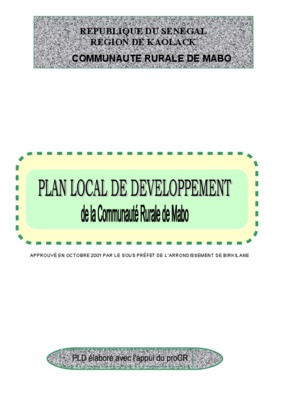 kaolack projets Book