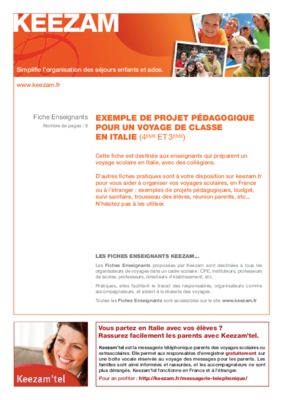 voyage scolaire 3eme Book