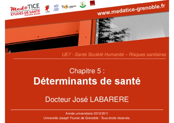 determinants de la sante Book