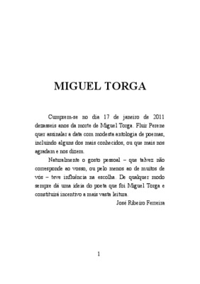 miguel torga Book