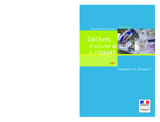 dechets sante et environnement Book