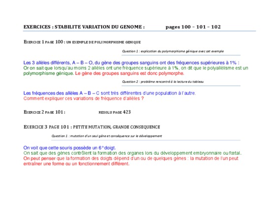 stabilite du genome Book