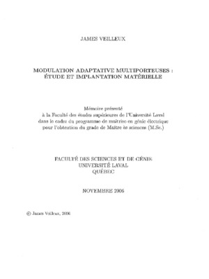 modulation adaptative Book