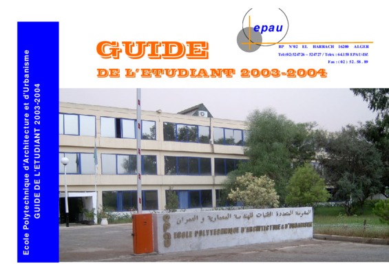 cours urbanisme epau Book