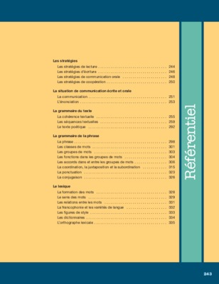 attributif verbe Book