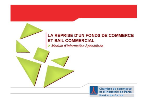 cas pratique sur le bail commercial et la cession du fonds de commerce Book