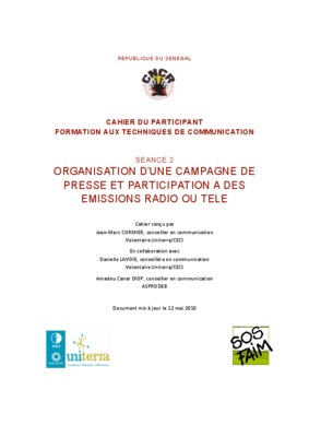 campagne organisation Book