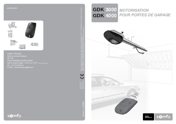 somfy gdk 3000 Book