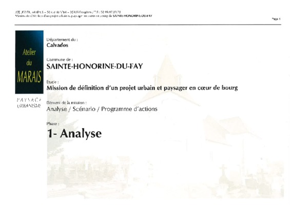 sainte honorine Book