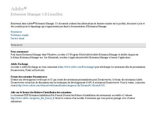 adobe extension manager cs3 Book