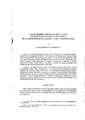 morphologie et evolution des thalles Book