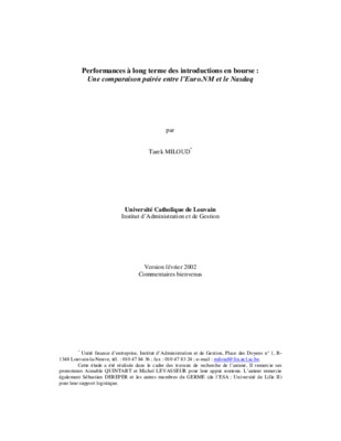 introductions en bourse Book