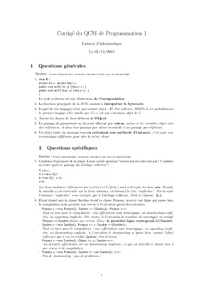 corrige programmation licence 2 1 Book