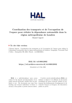 coordination des transports Book