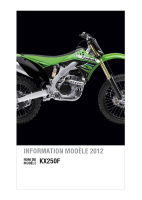 manuel d_atelier kx250f 2006 Book