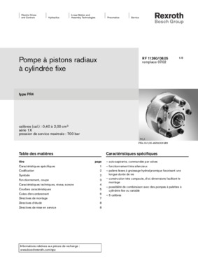 pompe pistons radiaux excentrique Book