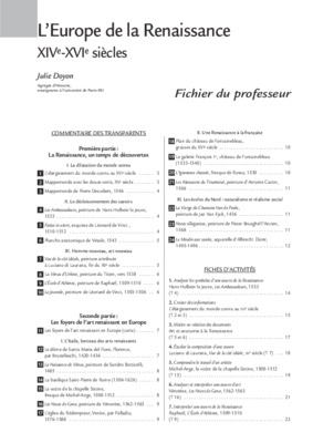 renaissance en europe Book