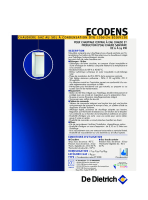 code de dietrich ecodens Book