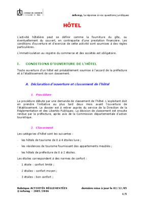 etude de cas pour ouverture hotel Book