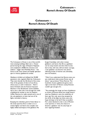 colosseum Book